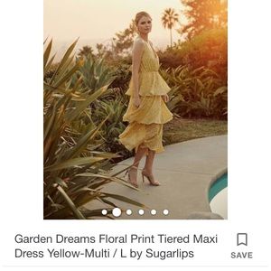 SOLD GardenDreams Floral Tiered MaxiDress by Sugar+Lips